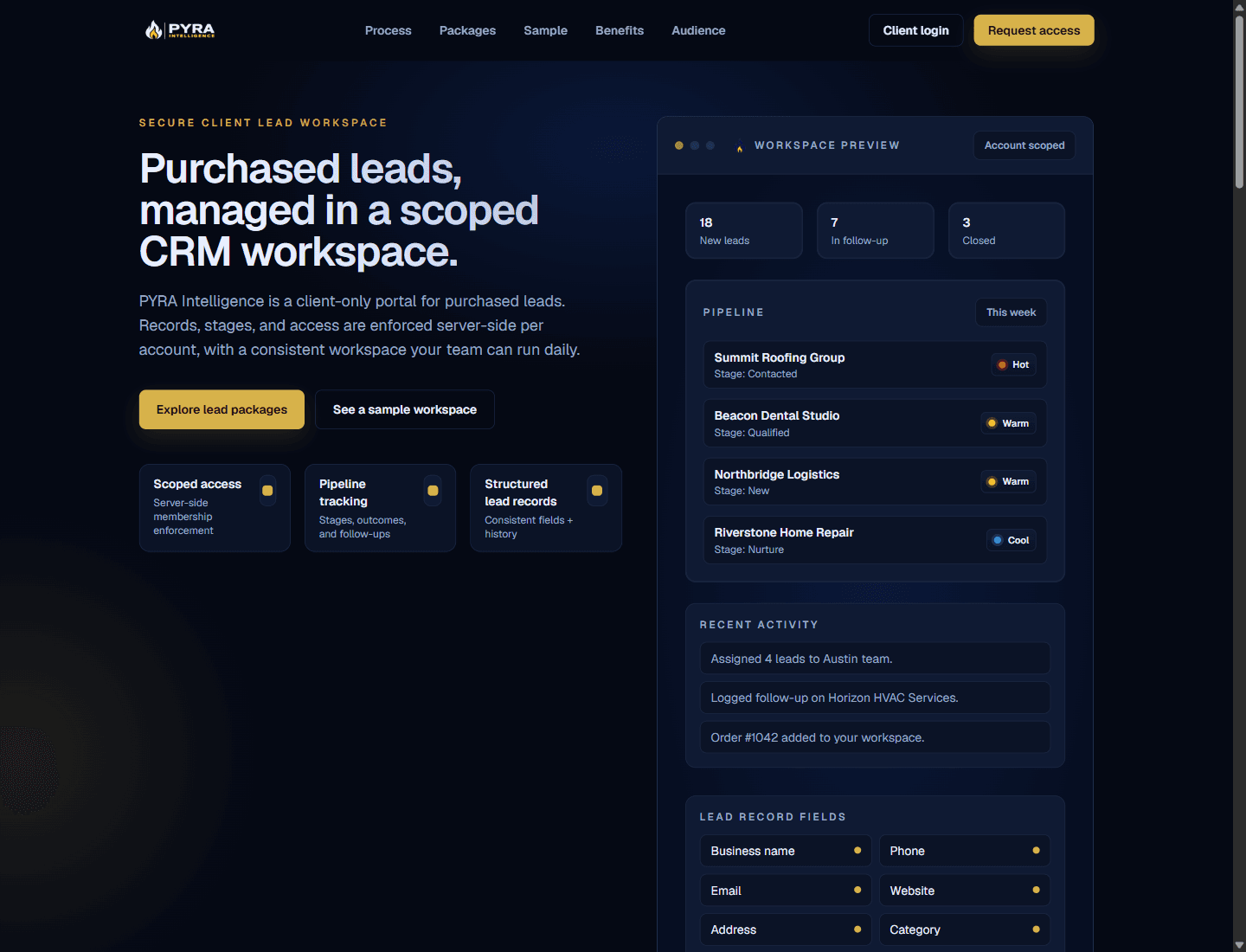 Preview of pyraintelligence.com